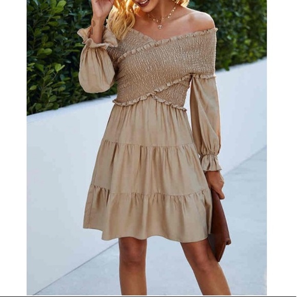 🆕 LAST Khaki Dress NWT | L - Picture 3 of 3